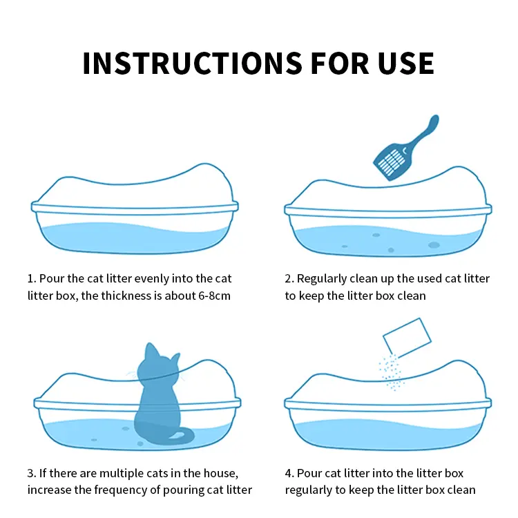 bentonite cat litter instruction for use.webp